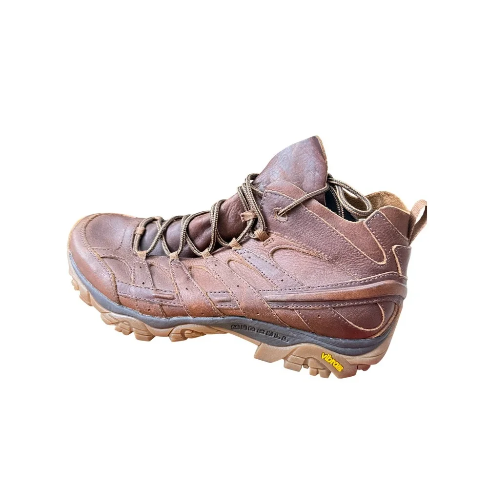 Merrell Moab 2 Adv Mid Waterproof Brown Leather Hiking Boots Mens 13 J003643